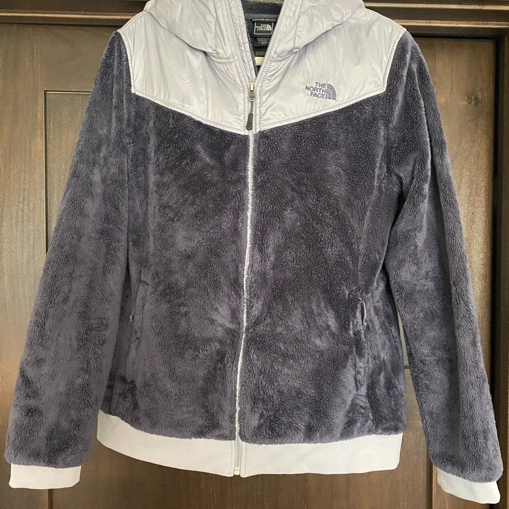 The North Face Women's Plush Gray and purple Jacket